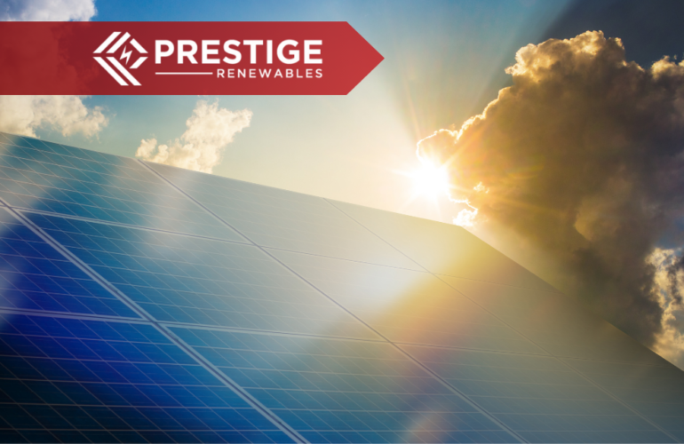 solar panels and electricity