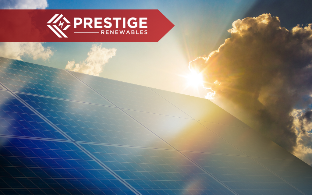 solar panels and electricity